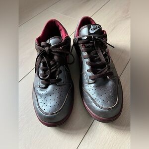 Nike Dunk Low Cinder Red & Brown leather Sneakers